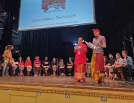 African drumming academy student performance IDN