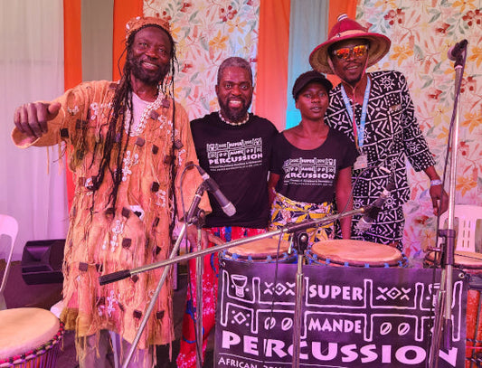 Super Mande Percussion at the National Folk Festival in Canberra
