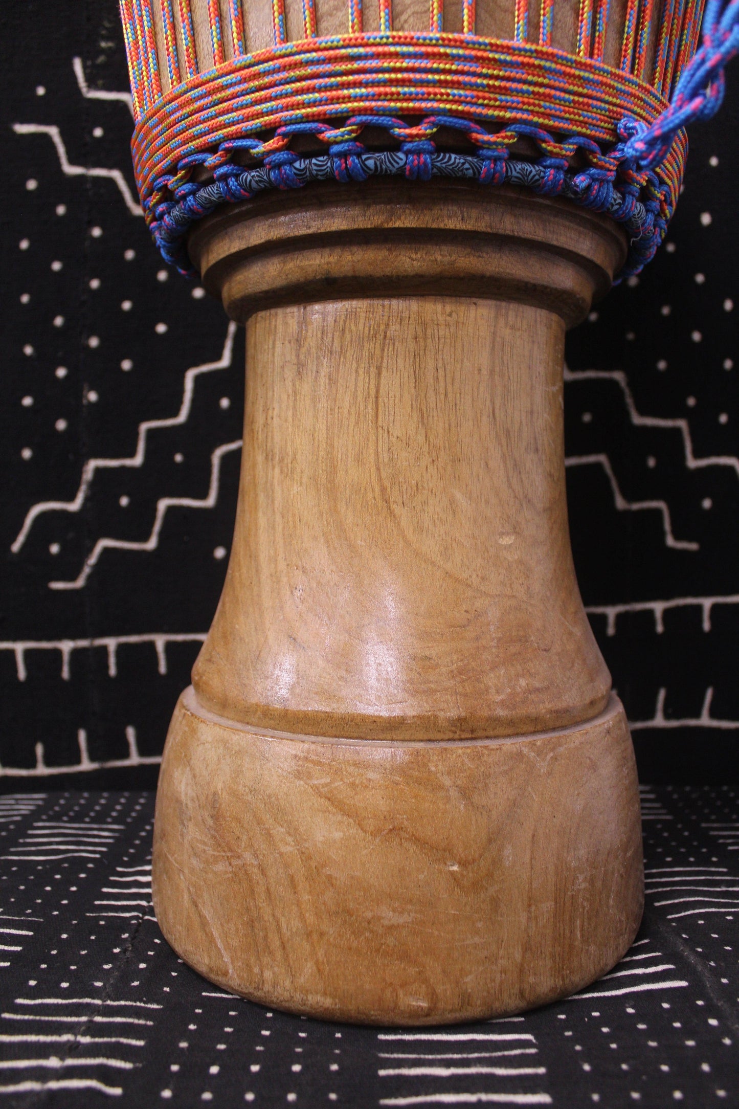 Mali Yirini Djembe - Multi Colour - Mali - D 30 cm - H 62 cm (Product ID: MS-MA-238-02)