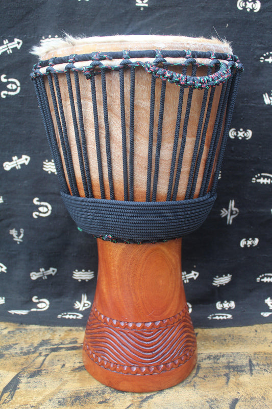 Djala Djembe - Black - Mali - ⌀ 33 cm - H 62 cm
