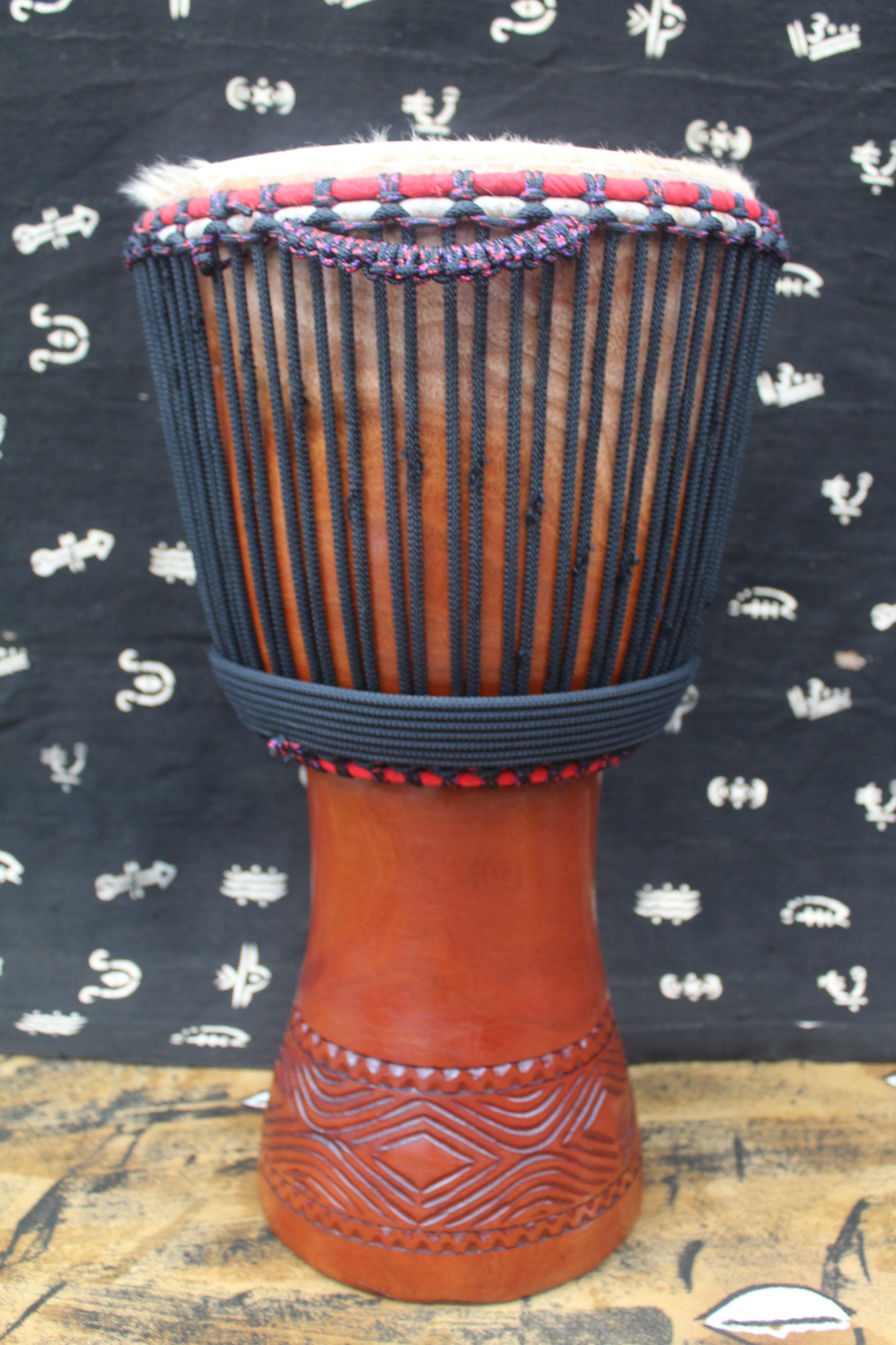 Djala Djembe - Black - Mali - ⌀ 34 cm - H 64 cm