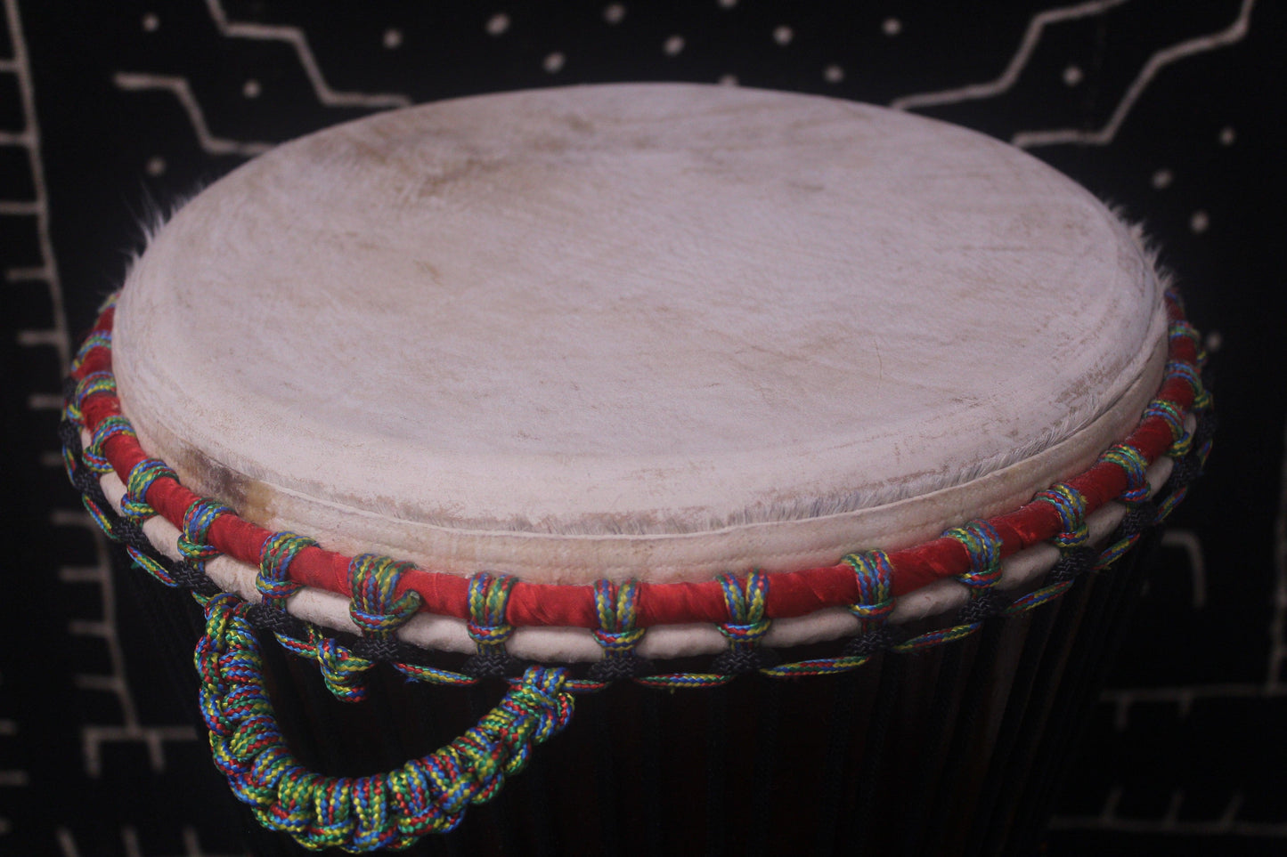 Djala Djembe - Black - Mali - D 32.5 cm - H 63 cm (Product ID: MS-DJ-228-02)