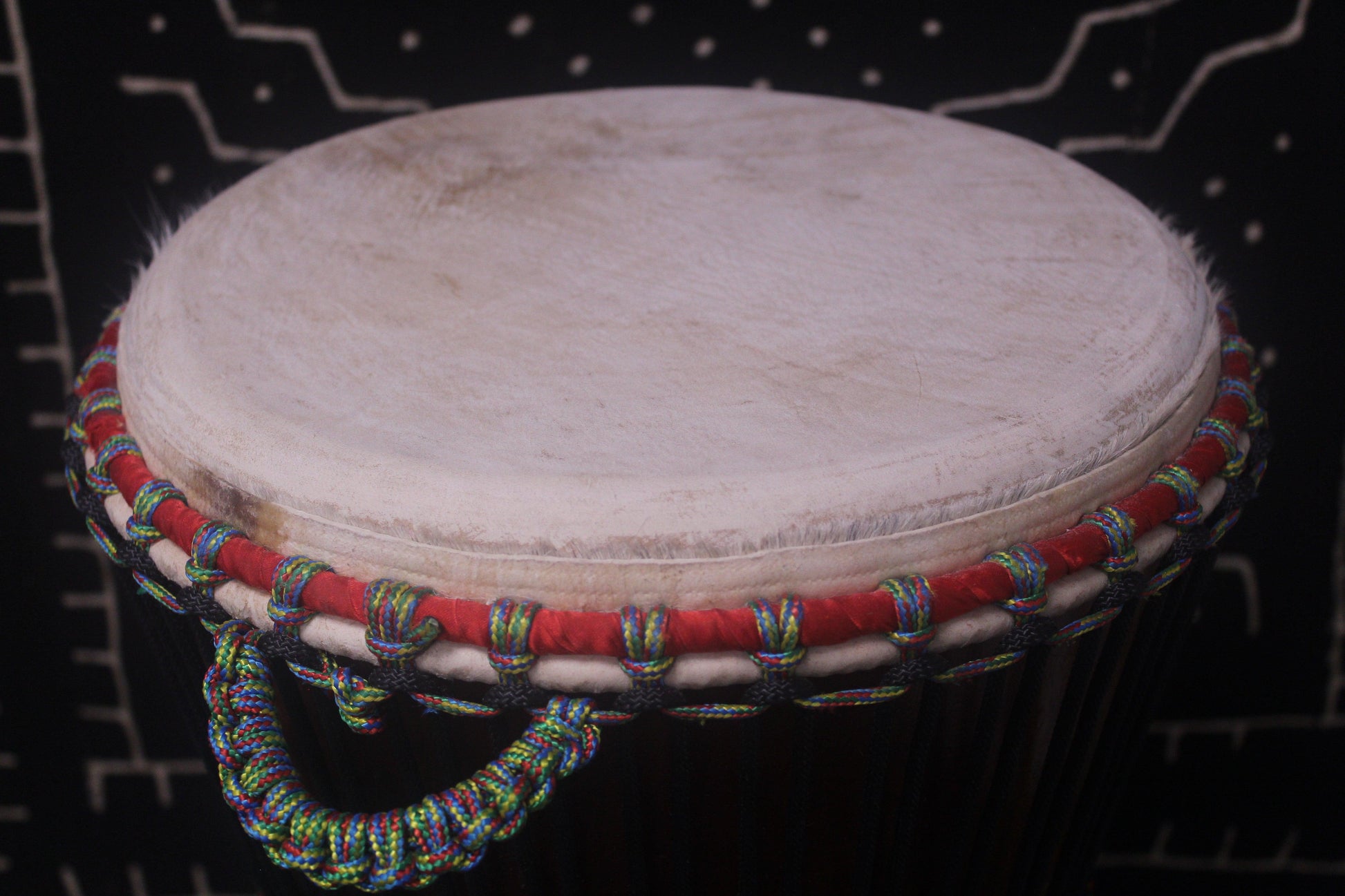 Djala Djembe - Black - Mali - D 32.5 cm - H 63 cm (Product ID: MS-DJ-228-02)