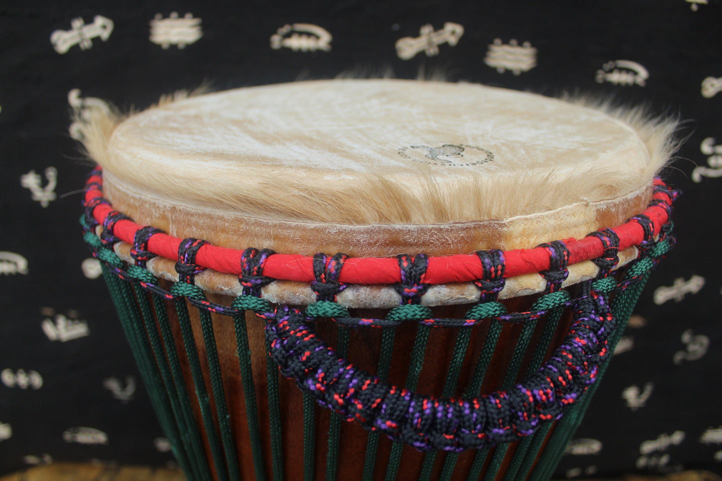 Djala Djembe - Green - Mali - ⌀ 33 cm - H 63.5 cm