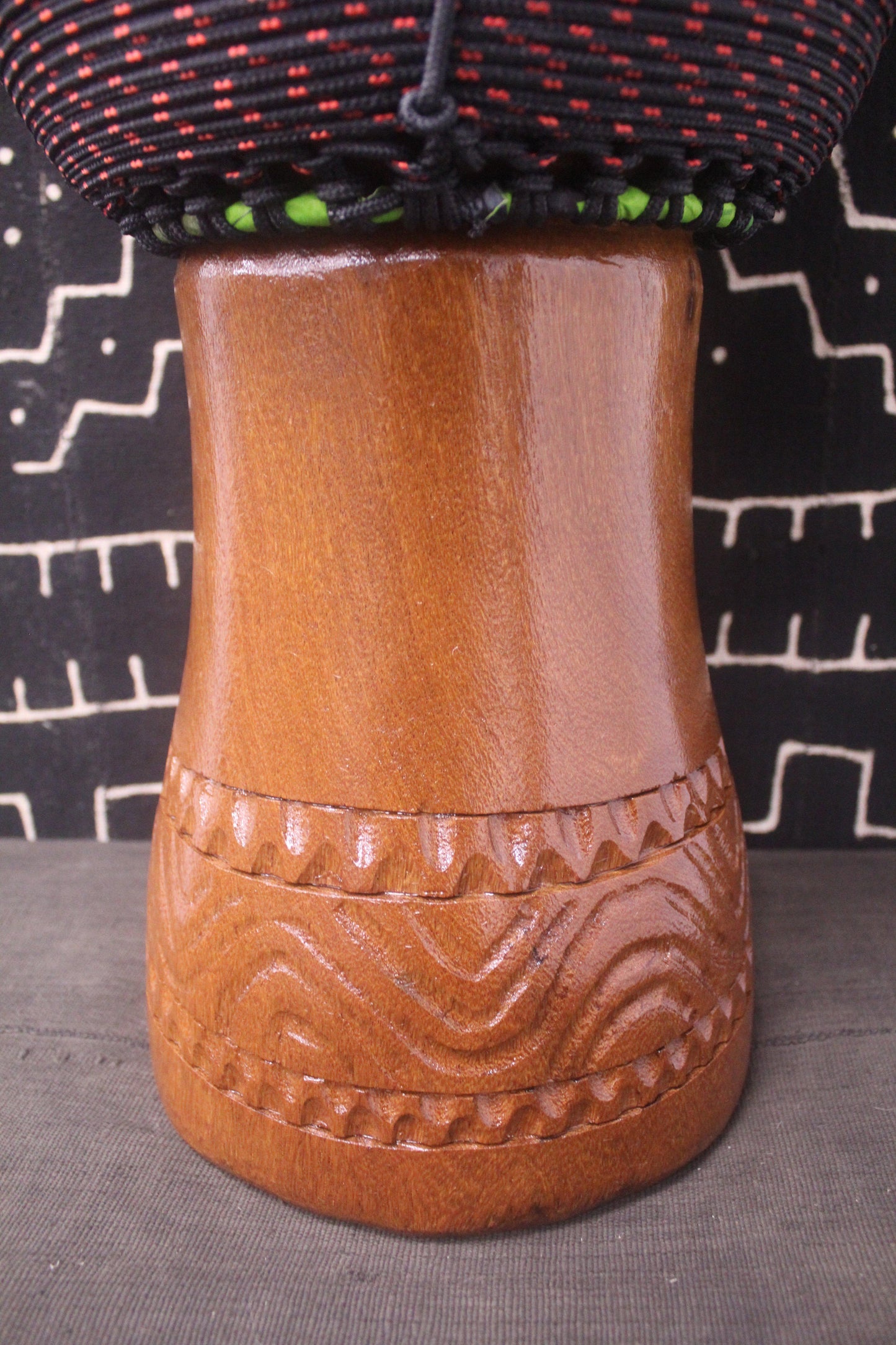 Dugura Djembe - Black - Mali - ⌀ 32.5 cm - H 62.5 cm