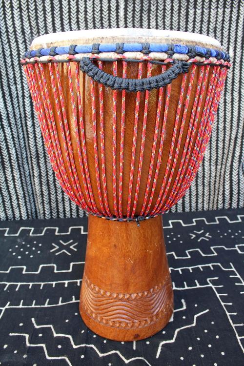 Dugura Djembe - Red - Mali - ⌀ 35 cm - H 64 cm
