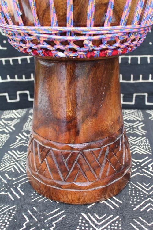 Kashia Djembe - Multi Colour - Mali - ⌀ 33 cm - H 61 cm