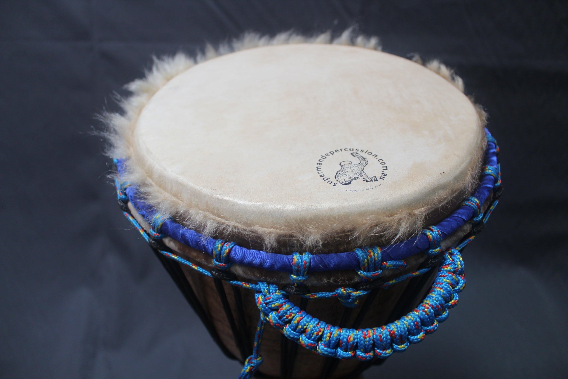 Tweneboa Djembe – Black – Ghana – D 27 cm – H 56.5 cm (Product ID: LM-191104)