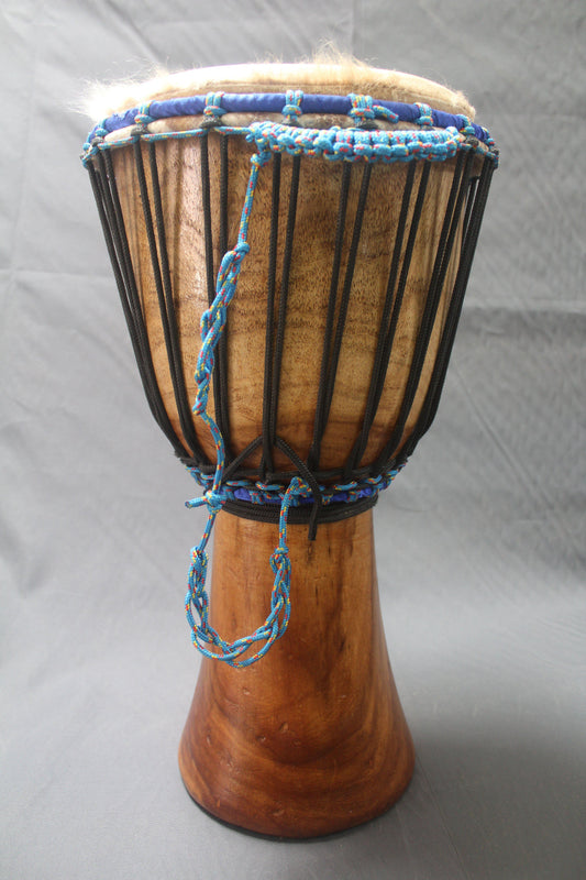 Tweneboa Djembe – Black – Ghana – D 27 cm – H 56.5 cm (Product ID: LM-191104)