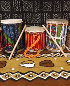 Kids Dounoun Drum - Medium - Super Mande Percussion