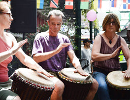 African Drumming Academy student group performance