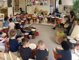 African drumming pre-school childcare workshop for Cultural Diversity week