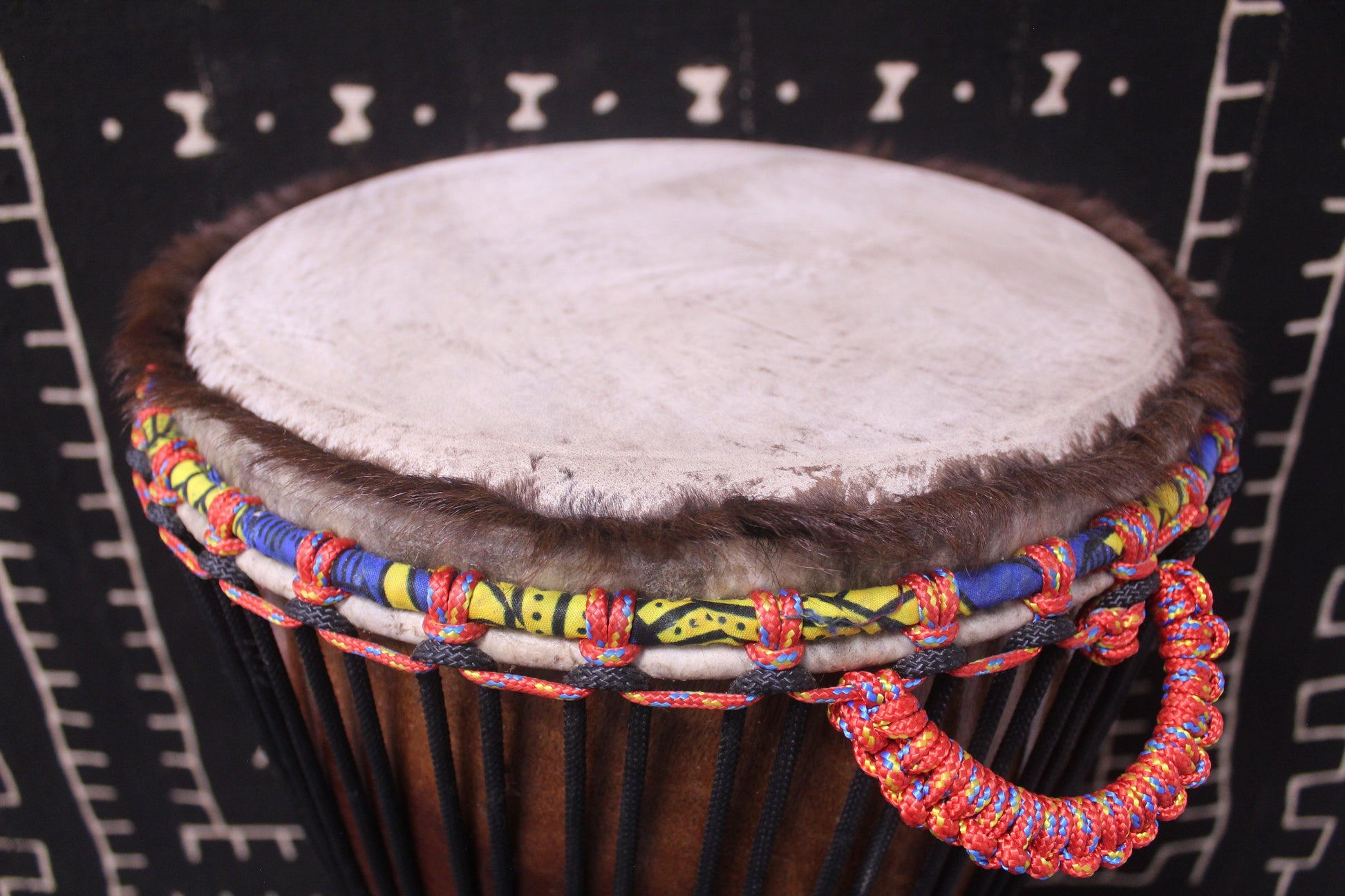 Djala Djembe - Black - Mali - D 32.5 cm - H 63.5 cm (Product ID: MS-DJ-247-06)