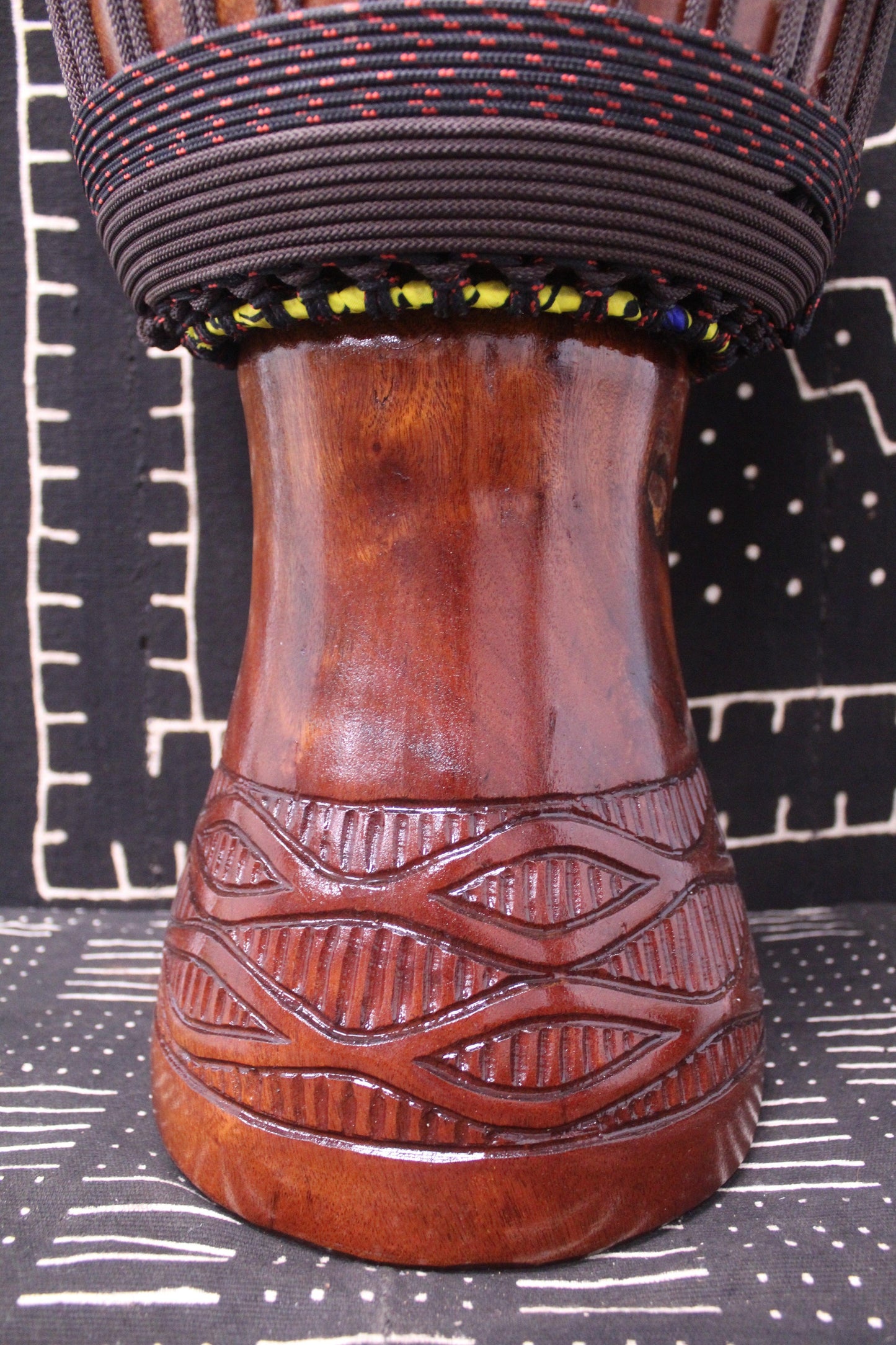 Djala Djembe - Brown - Mali - D 32 cm - H 63 cm (Product ID: MS-DJ-238-12)