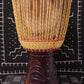 Djala Djembe - Yellow - Mali - D 32 cm - H 64 cm (Product ID: MS-DJ-247-02)