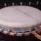 Dugura Djembe - Black - Mali - D 33 cm - H 63.5 cm (Product ID: MS-DU-248-06)