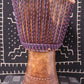 Dugura Djembe - Black - Mali - D 33 cm - H 63.5 cm (Product ID: MS-DU-248-06)
