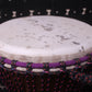 Dugura Djembe - Black - Mali - D 33.5 cm - H 63 cm (Product ID: MS-DU-249-06)