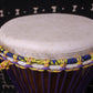 Dugura Djembe - Purple - Mali - D 32 cm - H 63 cm (Product ID: MS-DU-249-03)