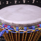 Dugura Djembe - Yellow - Mali - D 32 cm - H 63 cm (Product ID: MS-DU-246-09)