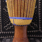 Dugura Djembe - Yellow - Mali - D 32 cm - H 63 cm (Product ID: MS-DU-246-09)