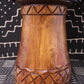 Guéni Djembe - Black - Mali - D 32 cm - H 62.5 cm (Product ID: MS-GU-249-01)