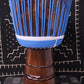 Guéni Djembe - Blue - Mali - D 33.5 cm - H 64.5 cm (Product ID: MS-GU-247-08)