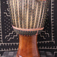 Lingué Djembe - Black - Mali - D 32.5 cm - H 64 cm (Product ID: MS-LI-248-02)