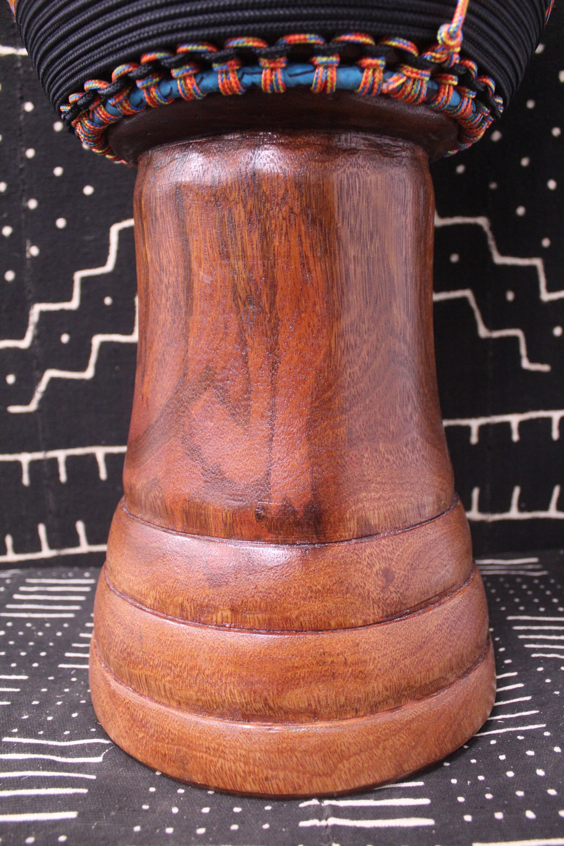 Sow Djembe - Black - Mali - D 33 cm - H 63 cm (Product ID: MS-SO-246-12)