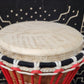 Tweneboa Djembe – Red – Ghana – D 25.5 cm – H 52 cm (Product ID: LM-24501)