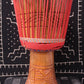 Tweneboa Djembe - Red - Ghana - D 30.5 cm - H 63 cm (Product ID: MS-TW-246-10)