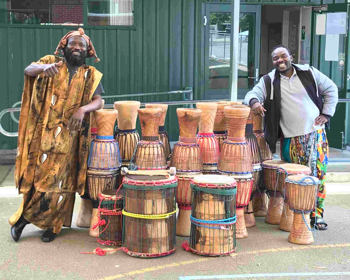 African drums for school workshops