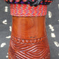 Djala Djembe – Red – Mali – D 28 cm – H 55 cm (Product ID: MM-DJ-189-07)