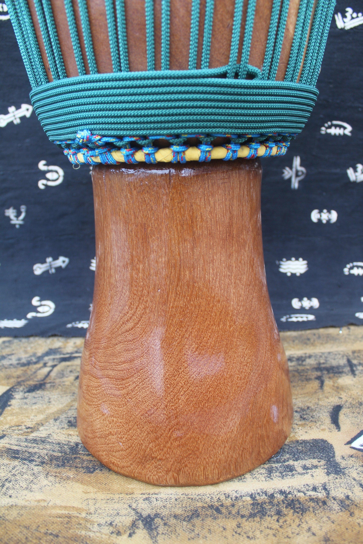 Dugura Djembe - Green - Mali - ⌀ 33 cm - H 62 cm