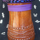 Dugura Djembe - Purple - Mali - ⌀ 35 cm - H 62 cm