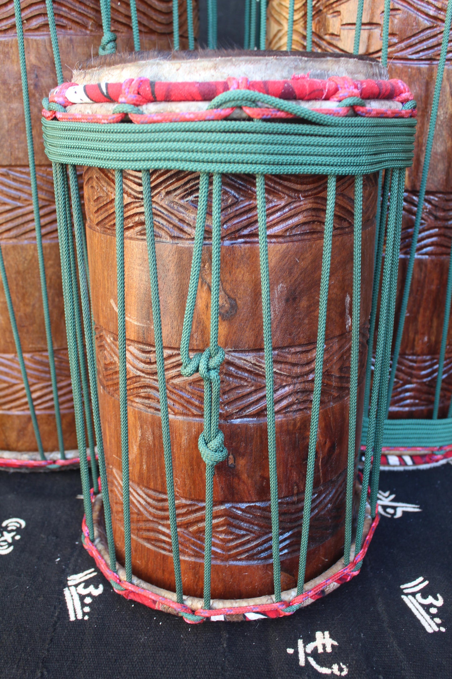 Guéni Dounoun Drum Set - Green - Mali