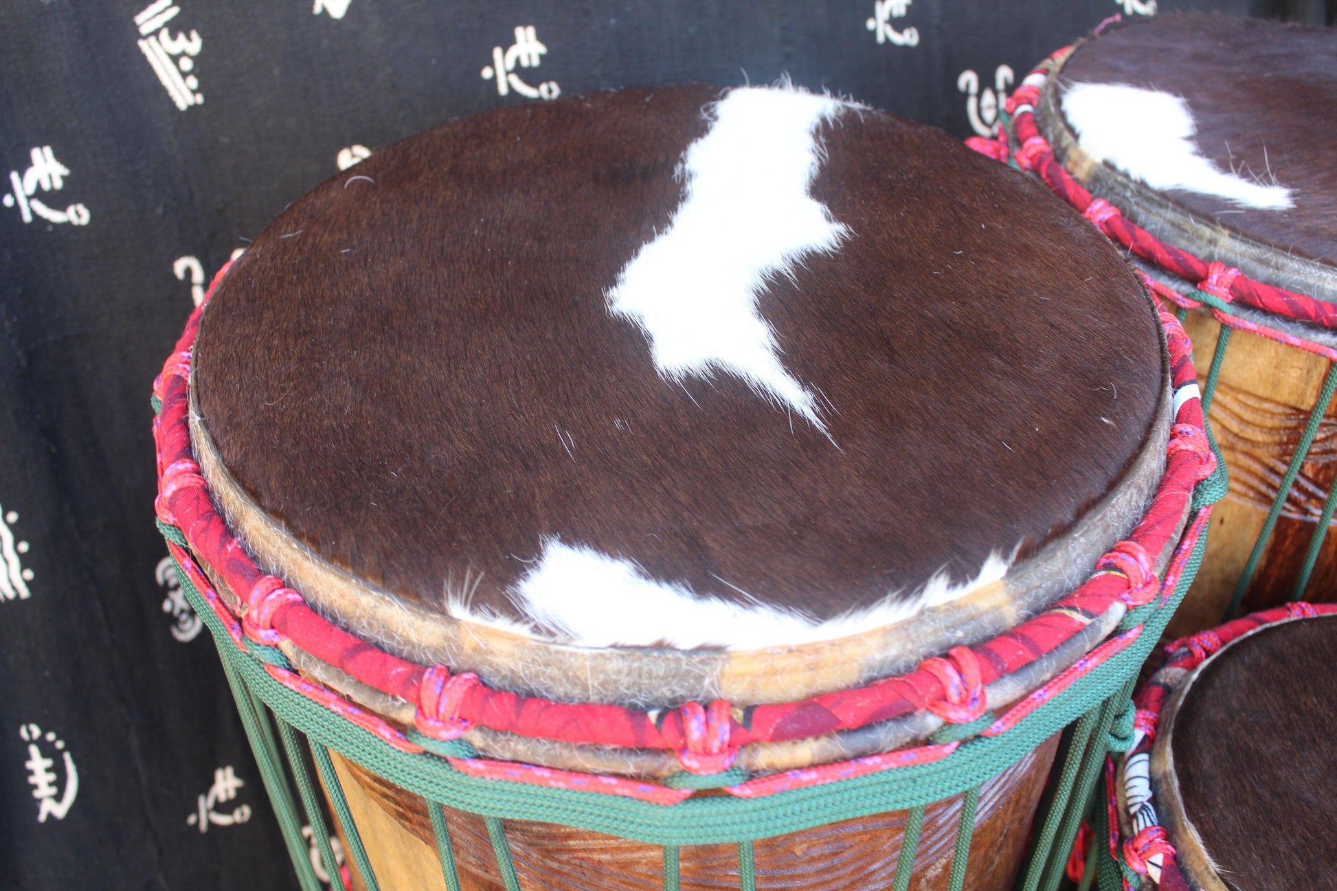 Guéni Dounoun Drum Set - Green - Mali