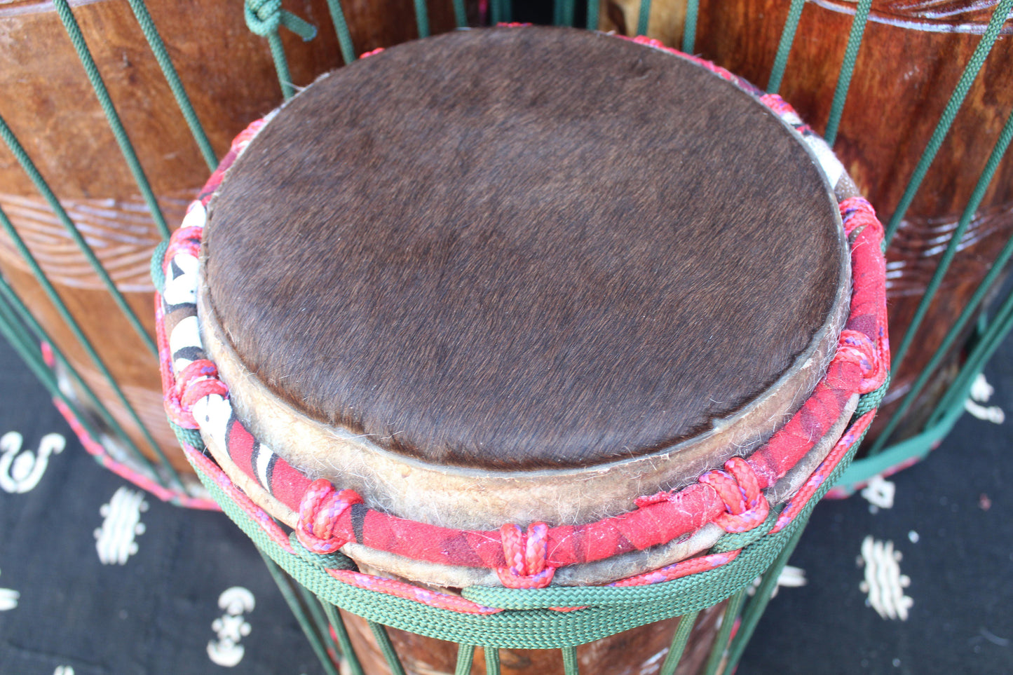 Guéni Dounoun Drum Set - Green - Mali