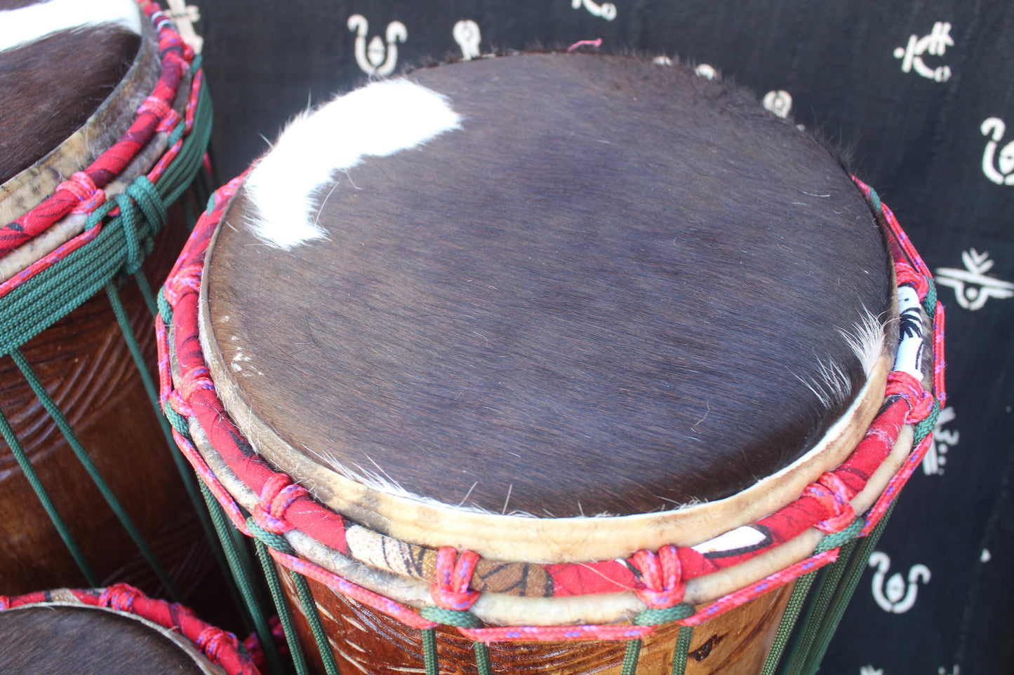 Guéni Dounoun Drum Set - Green - Mali