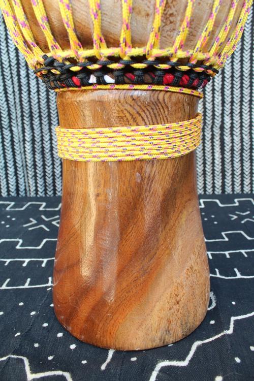 Kashia Djembe - Yellow - Mali - ⌀ 32 cm - H 62 cm
