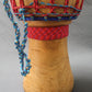 Tweneboa Djembe – Red – Ghana – D 27 cm – H 54.5 cm (Product ID: LM-191108)