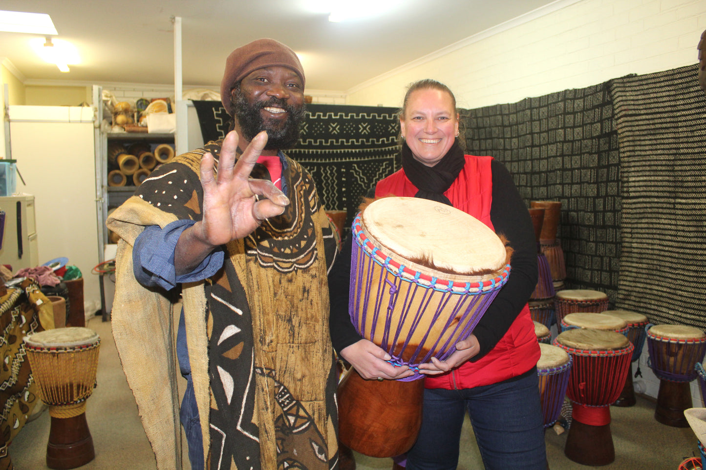 African Drum Making Workshop - Deposit - Super Mande Percussion